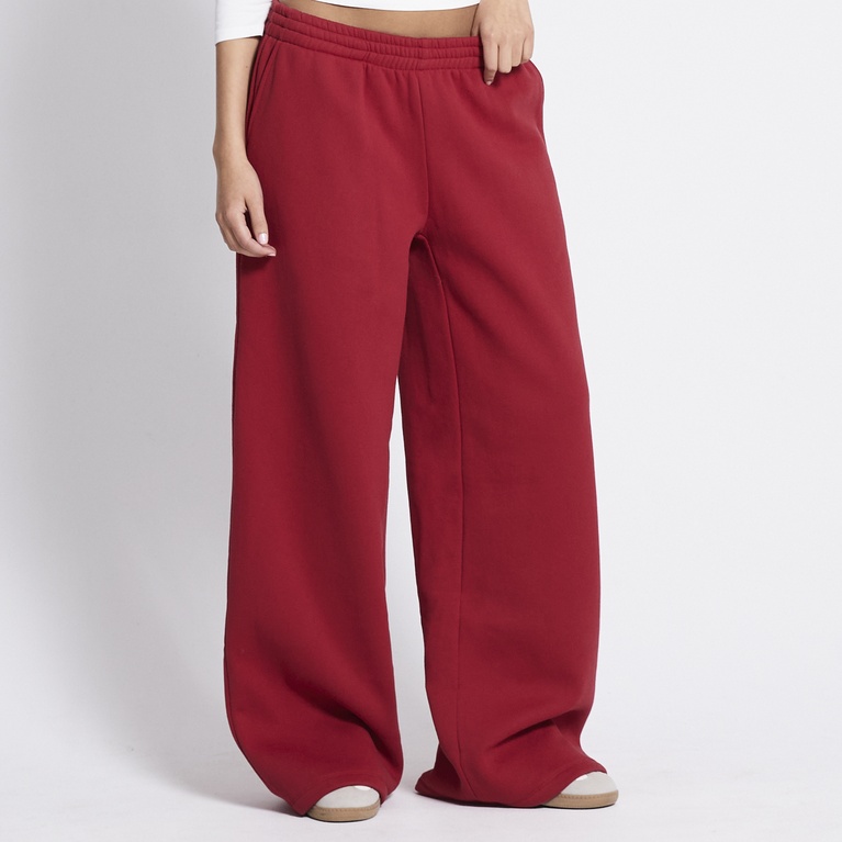 Wide sweatpants "Edina" Red
